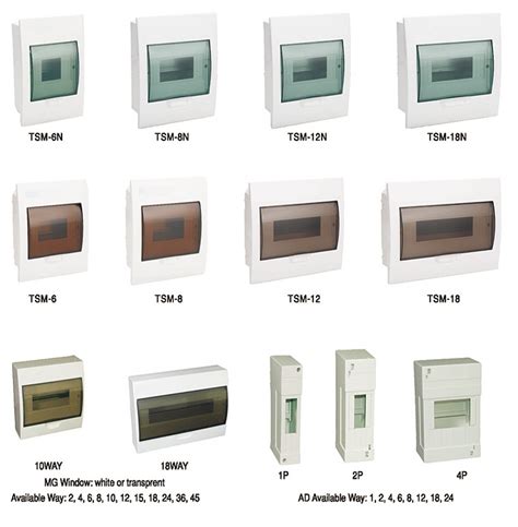 power distribution box sizes